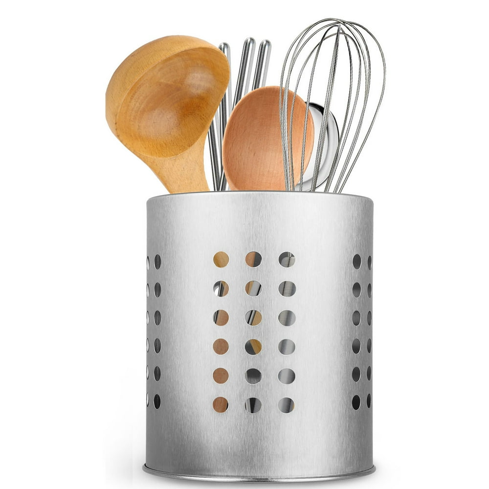 Kitchen Utensil Holder, EEEkit Stainless Steel Cooking Utensil Holder