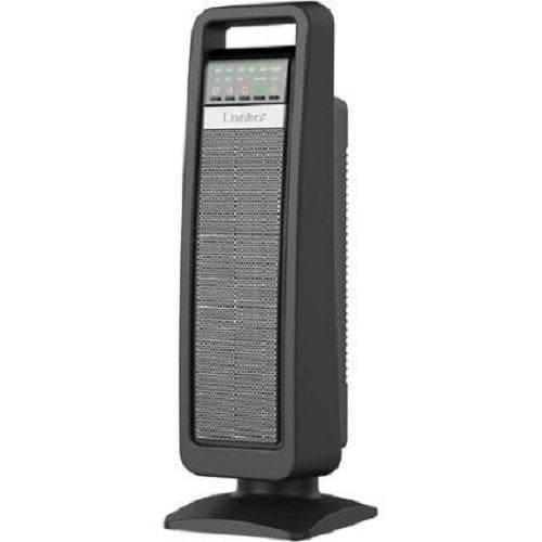 Lasko Ceramic Tower Space Heater with Save Smart Technology, CT22420, Black
