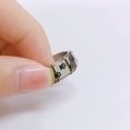 thumbnail image 4 of Paw Print Spinner Fidget Ring Aliviar el estrés Ansiedad Girar libremente Animal lindo Aburrimiento Autismo Banda Acero inoxidable Compromiso Boda Joyería Cumpleaños Día de San Valentín Regalo-9# Sailing Electrónica, 4 of 4