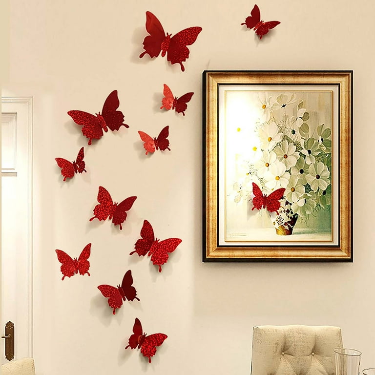 3d 2024 butterfly decoration