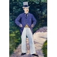 thumbnail image 2 of Manet, Edouard 11x14 Gold Ornate Wood Framed with Double Matting Museum Art Print Titled - Portrait of Monsieur Brun, 2 of 4