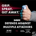 thumbnail image 4 of SABRE Fast Flip Top Pepper Spray with Snap-Clip Keychain, Chambray Blue, 1 Ct, Pocket Pepper Sprays, 4 of 7