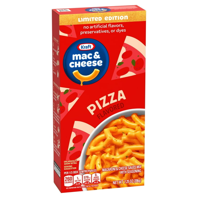 Kraft Pizza Flavored Mac & Cheese Macaroni and Cheese Dinner