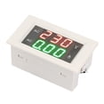 thumbnail image 2 of Digital Dual Meter  YB4835VA LED Dual Digital Display Voltage Meter 60 300V  AC Voltmeter Ammeter Red Green Current  Electriccircuittestingdevice, 2 of 8