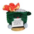 thumbnail image 2 of Dumpster Feu Émotionnel Crochet Dumpster Feu Poupée Fait Main Dumpster Feu Poupée Tricotée Mignon Crochet Dumpster Feu avec Carte Positive (Base Incluse) Ornement, 2 of 6