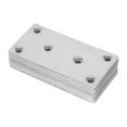 thumbnail image 2 of Miangastore Flat Corner Fasteners Stainless Steel 10Pcs 3.14X1.57X0.07In, 2 of 8