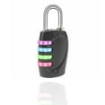thumbnail image 2 of Scienceny Office 4-digit Combination Lock Camping Business Locker Trip Accessories Suitcase Luggage Security Gate Door Resettable Padlock Herramientas y ferretería Teclas negras/coloridas, 2 of 6