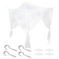 thumbnail image 2 of Domqga Mosquito Net, Canopy Mosquito Net, 4 Corner Post Bed Canopy Mosquito Net Full Queen King Size Bedding, 2 of 6