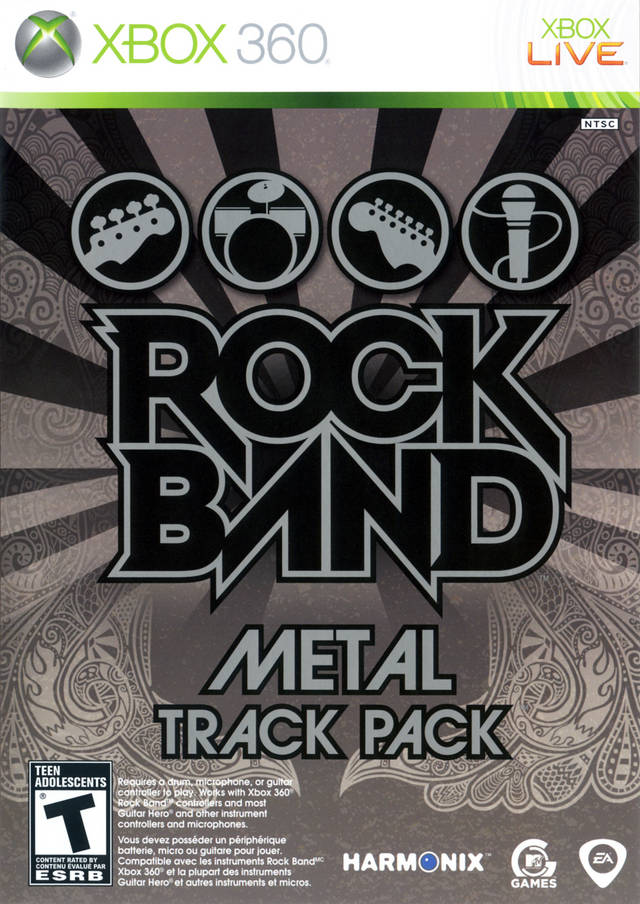 Rock Band Metal Track Pack (Xbox 360) Electronic Arts, 14633193923