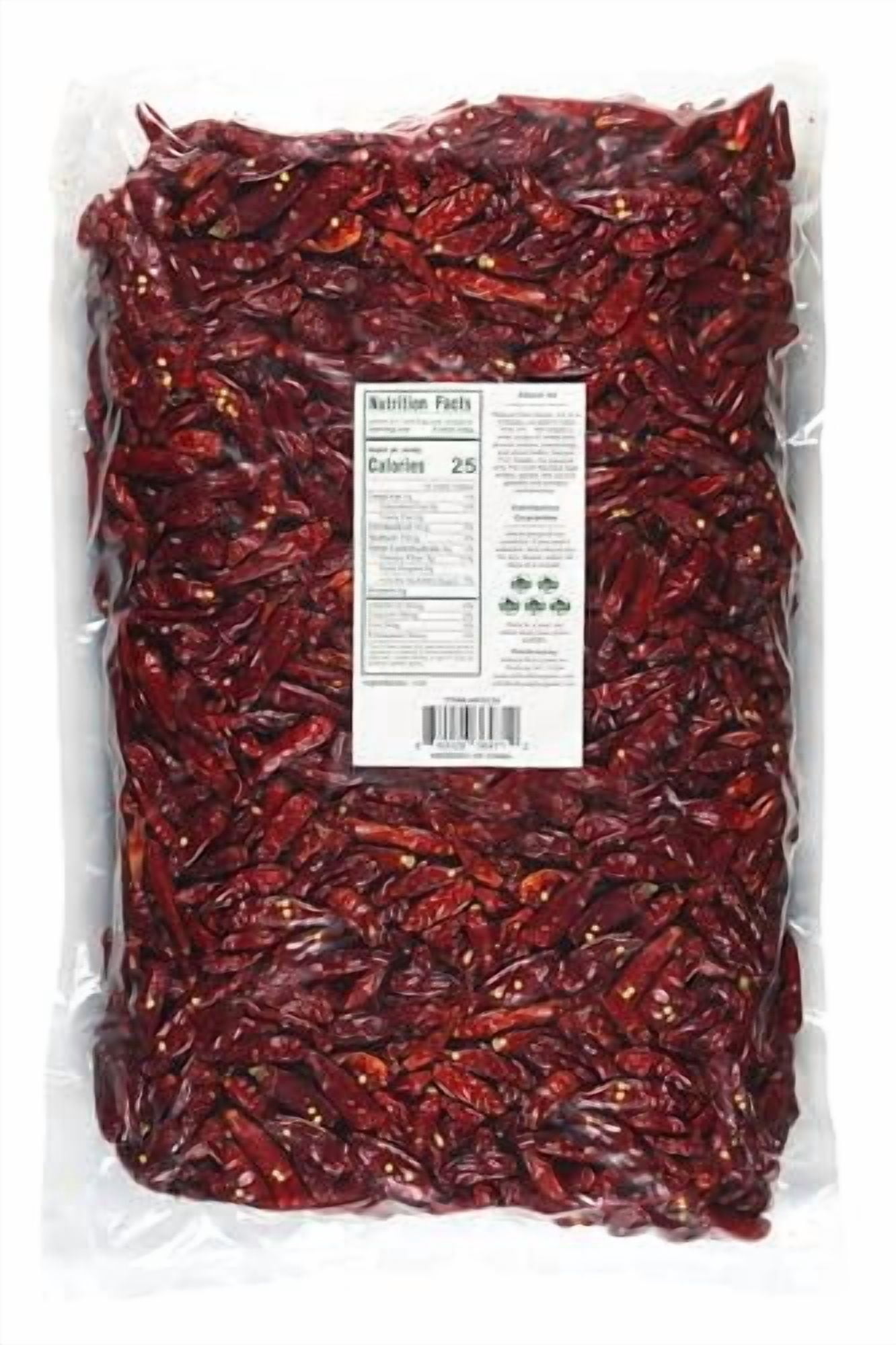 NPG Whole Dried Sichuan Red Chili Peppers 5 lb, Mild, Capsicum Annuum Used in Mexican, Chinese, Thai Dishes, Premium Szechuan Dried Red Chilies