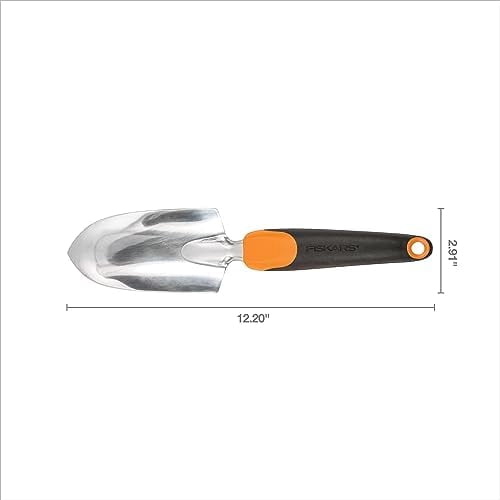 Trowel, Heavy Duty Gardening Hand Tool with Hang Hole, For Digging and Planting, Rust Resistant Cast Aluminum, Ergonomic Handle and Comfort Grip, Gardening Tools for Yard