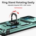 thumbnail image 6 of HCTian for Moto G Play 2024 Case,with Screen Protectors and Camera Cover,[Military Grade] 16ft.Drop Tested with Kickstand Protective Case for Motorola G Play 4G 2024 6.5 inch, 6 of 7