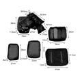 thumbnail image 6 of Riguas 8Pcs Travel Storage Bag Large Capacity Clothes Packing Organizer Durable Toiletry Storage Bag for Home Trip, 6 of 7