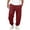 Z58 Wine, variant on Mifsaly Mens Joggers Relaxed Fit Sweatpants Baggy Comfortable Elastic Waist Athletic Track Pants for Gym Workout Running and Casual Lounge Wine,S