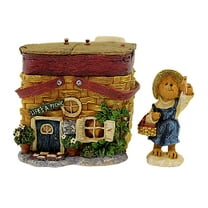 Boyds Bears Resin Mollys Picnic Palace - One Figurine 3 Inch, Resin - Summer Route 33 1/3 1E 19910