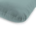 thumbnail image 3 of Jordan Manufacturing Sunbrella 74" x 22" Cast Mist Light Teal Solid Rectangular Outdoor Chaise Lounge Cushion with Ties and Hanger Loop, 3 of 11