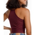 thumbnail image 3 of Stelle Women's Crop Top Casual Summer Cami Basic Ribbed Knit Sexy Strappy Top, 3 of 4