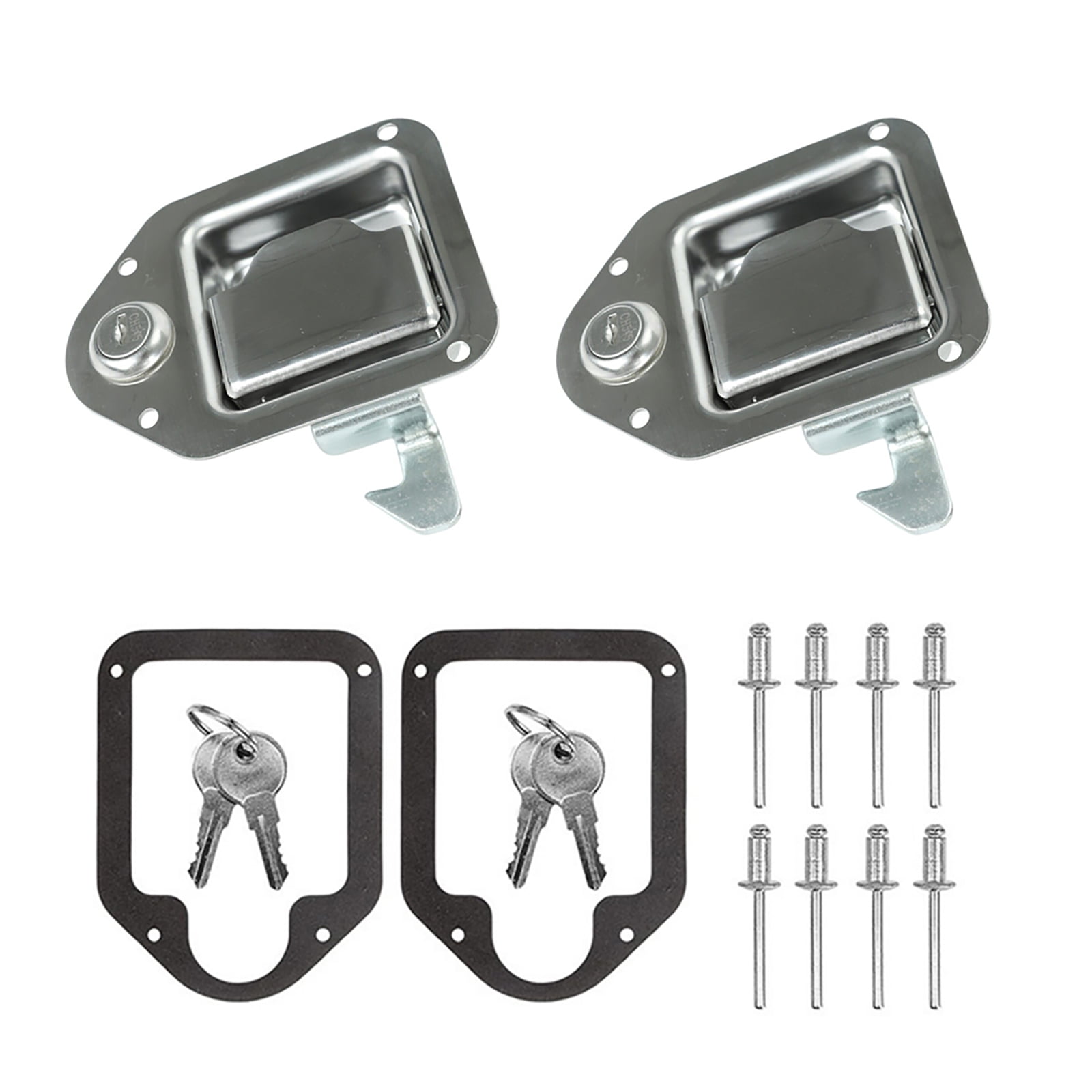 Heavy Duty Stainless Steel Truck Tool Box Lock Easy Installation, Wide Applications