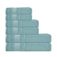 thumbnail image 4 of Melissa Linen Luxury Bath Towels Set of 6  - Bath Towels, Hand Towels, and Washcloths for the Bathroom – Green, 4 of 7