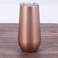 thumbnail image 5 of Vaso de vino PENGJJMXG aislado de acero inoxidable con tapa forma de huevo 6 oz paquete de 4, 5 of 5