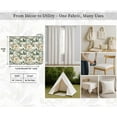 thumbnail image 7 of Soimoi Upholstery Fabric for Sofa, Chairs & Outdoor Dcor, Water-Resistant Home Dcor Fabric by the Yard, 56" Wide, Floral Theme, White, 7 of 7