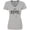 Athletic Heather, variant on Inktastic It's Home- State of Nevada Outline Distressed Text Women's V-Neck T-Shirt