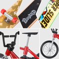 thumbnail image 4 of Ensemble de Parc de Fingerboard Rail 12 Pcs Comprenant 1 Parc de Skate Fingerboard, 8 Skateboards Finger et 3 Vélos Finger pour Mini Skateboards Jeu d'Entraînement, 4 of 7