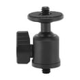thumbnail image 3 of Ball Head Mount, Versatile 360 Degree Rotation Large Loading Aluminum Alloy 1/4in Ball Head Mount With Additional 1/4in Screw For Camera For Smartphone, 3 of 8