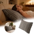 thumbnail image 2 of WMQPNNS Headboard Back Cushion Lumbar Support Upholstered Segmented Striped Headboard Removable Reading Positioning Sofa Dorm Resting Backrest, 2 of 6