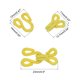 thumbnail image 2 of Coser Ganchos y Ojo Unique Bargains 12uds Poliéster Cubierto Ganchos y ojos cierre para ropa sujetador falda costura Bricolaje Artesanía amarillo 23mm longitud, 2 of 6