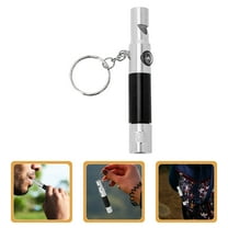 LEORX Multi Functional Whistle Outdoor Safety Whistle Aluminum Alloy for Self-protection 1Pack