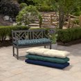 thumbnail image 6 of ARDEN Outdoor Plush Classic Tufted Bench Cushion, 48 x 18, Water repellent, Fade Resistant, Tufted Bench Cushion for Bench and Swing 18 x 48, Sapphire Aurora Blue Damask, 6 of 6