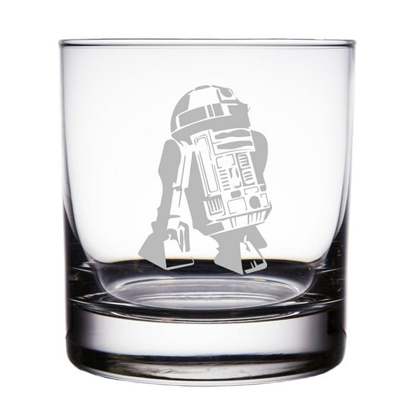 R2-D2 Engraved 10 oz Rock Glass