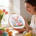 thumbnail image 2 of TIELUTT Easter Bunny Knitting Needles Set Knitting compatible with Machines for Blankets Knitting compatible with Machines 48 Needle Knitting Books and Patterns Circular Knitting Needles Interchangea, 2 of 5