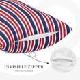 thumbnail image 3 of Daiia USA Colors Stripes Bedding Waterproof Pillow Protector Zippered Queen – Bed Bug Proof Pillow Encasement-20"x30", 3 of 6