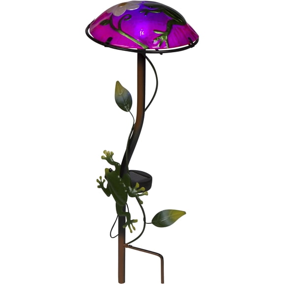 Trademark Innovations Solar Light Green LED Landscape and Walkway Light
