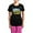 With Pink Pant, variant on CafePress - We Support Ukraine Pajamas - Women's Short Sleeve Print T-Shirt and Pants Dark Cotton Pajama Set