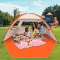 thumbnail image 3 of Gorich Beach Tent for 3/4/6/8 Person, UPF 50+ UV Protection, Portable Sun Shelter, Easy Setup Sun Shade Beach Canopy with Carry Bag, 3 of 8