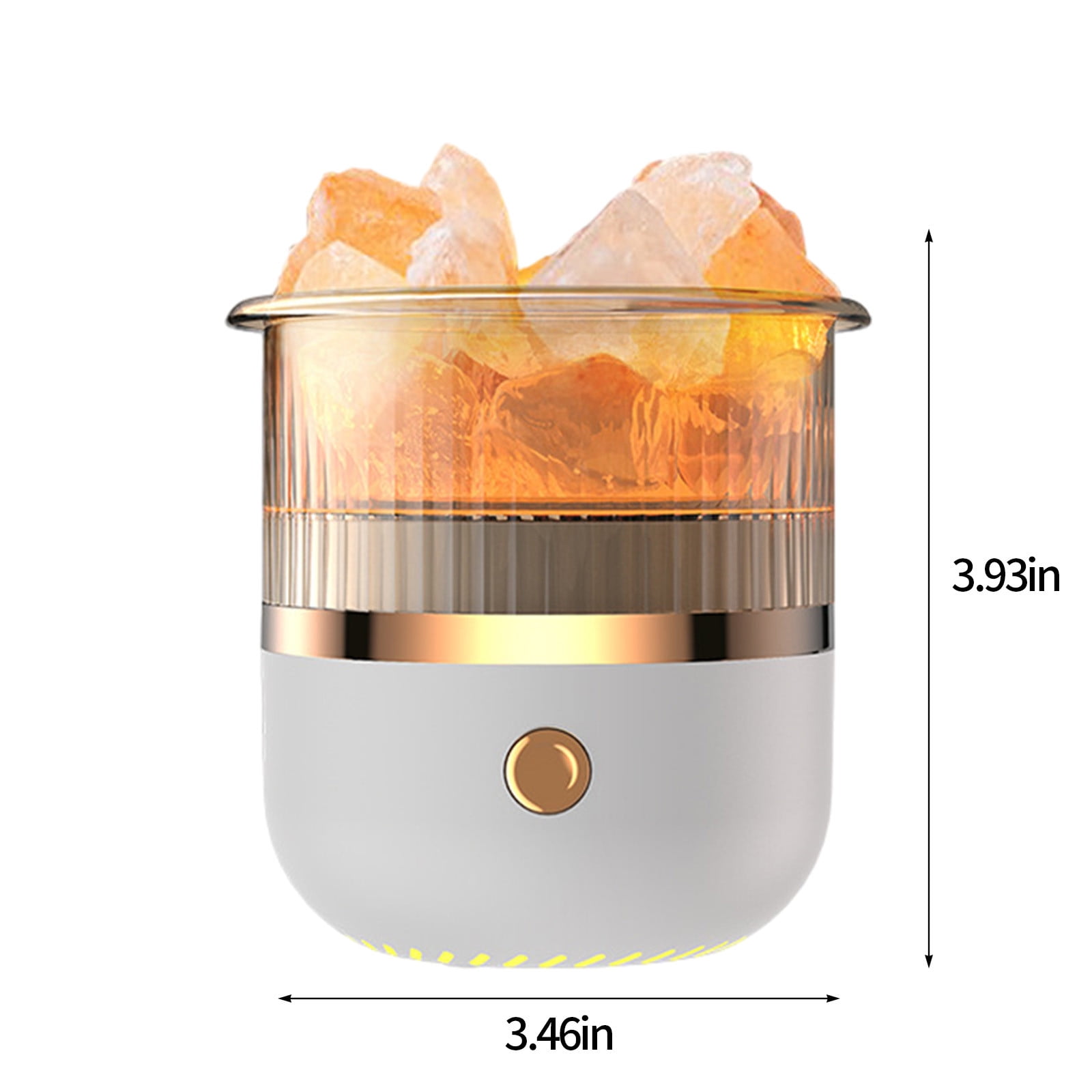 Dengmore Portable Humidifier Crystal Humidifier USB Essential Oil Diffuser With LED Light Small Humidifier For Home And Office for Bedroom Home Office Car Living Room