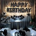 thumbnail image 4 of Banner de cumpleaños CANREVEL, 13 unidades, 40 cm, letras en forma de globo, 4 of 7