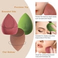 thumbnail image 6 of Beauty Blender Makeup Sponge - 3Pcs Makeup Sponge Set with Beauty Foundation Sponge Blender Holder, Flawless for Liquid, Cream, and Powder, Multi-shaped Makeup Sponges, 6 of 7