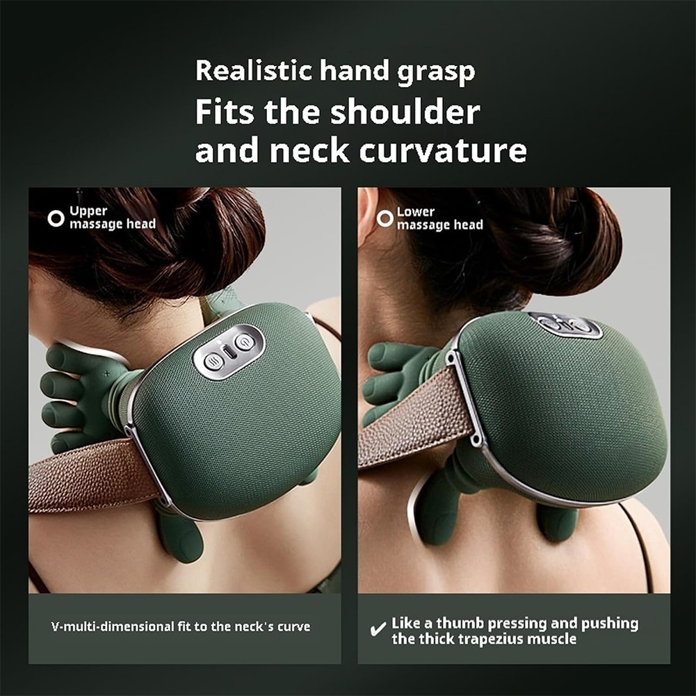 SharkTRUE Relaxing Massager for The Neck and Back,2026 New Neck Massager, Necks and Back Massagers