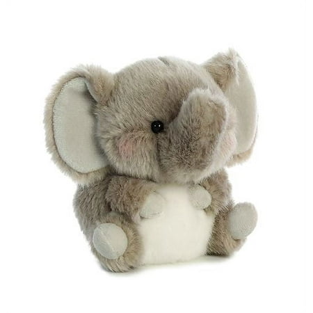 Trumpeter Elephant Rolly Pet 5 inch - Stuffed Animal by Aurora Plush