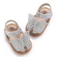 thumbnail image 6 of Gubotare Toddler Boy Sandals Baby Boys Girls Summer Sandals Soft Sole Anti-Slip Toddler First Walkers Crib Athletic Shoes Size 5 (Silver, 5), 6 of 9