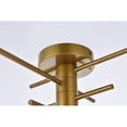 thumbnail image 6 of Xavier 4 lights flush mount in brass, 6 of 7