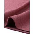 thumbnail image 6 of DARING DIVA Women's Plus Long Sleeves Square Neck Flowy Pleated Top 4X Burgundy, 6 of 6
