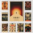 thumbnail image 2 of Carteles e impresiones de Papel Kraft para sala de estar, película Odyssey espacial, cuadros de pared, decoración del hogar, 2001 A, 2 of 4