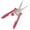 Pink, variant on FLORA GUARD 6.5 inch Garden Shears , Hand Pruning Shears with Straight Tip Stainless Steel Blades (Orange)