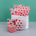 thumbnail image 2 of 20 Sheets Valentine Heart Tissue Paper Foil Red Love Heart Gift Wrapping Paper For DIY Art Craft Wedding Anniversary Party Decor, 13 X 19.7 Inch, 2 of 8
