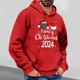 thumbnail image 1 of Fiudx Sudadera Japonesa con Capucha para Hombre, Estampado Navideño, Ropa Deportiva Ligera para Gimnasio, Transpirable, Ideal para Ciclismo, Running y Baloncesto, Ideal para Entusiastas Del Fitness., 1 of 4